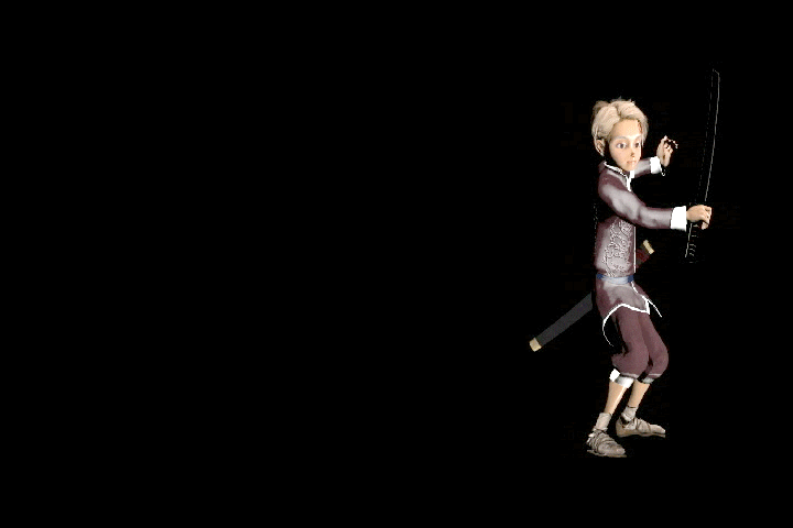 功夫小子(动画)骨骼 武功模型-男人模型库-FBX(.fbx)模型下载-cg模型网