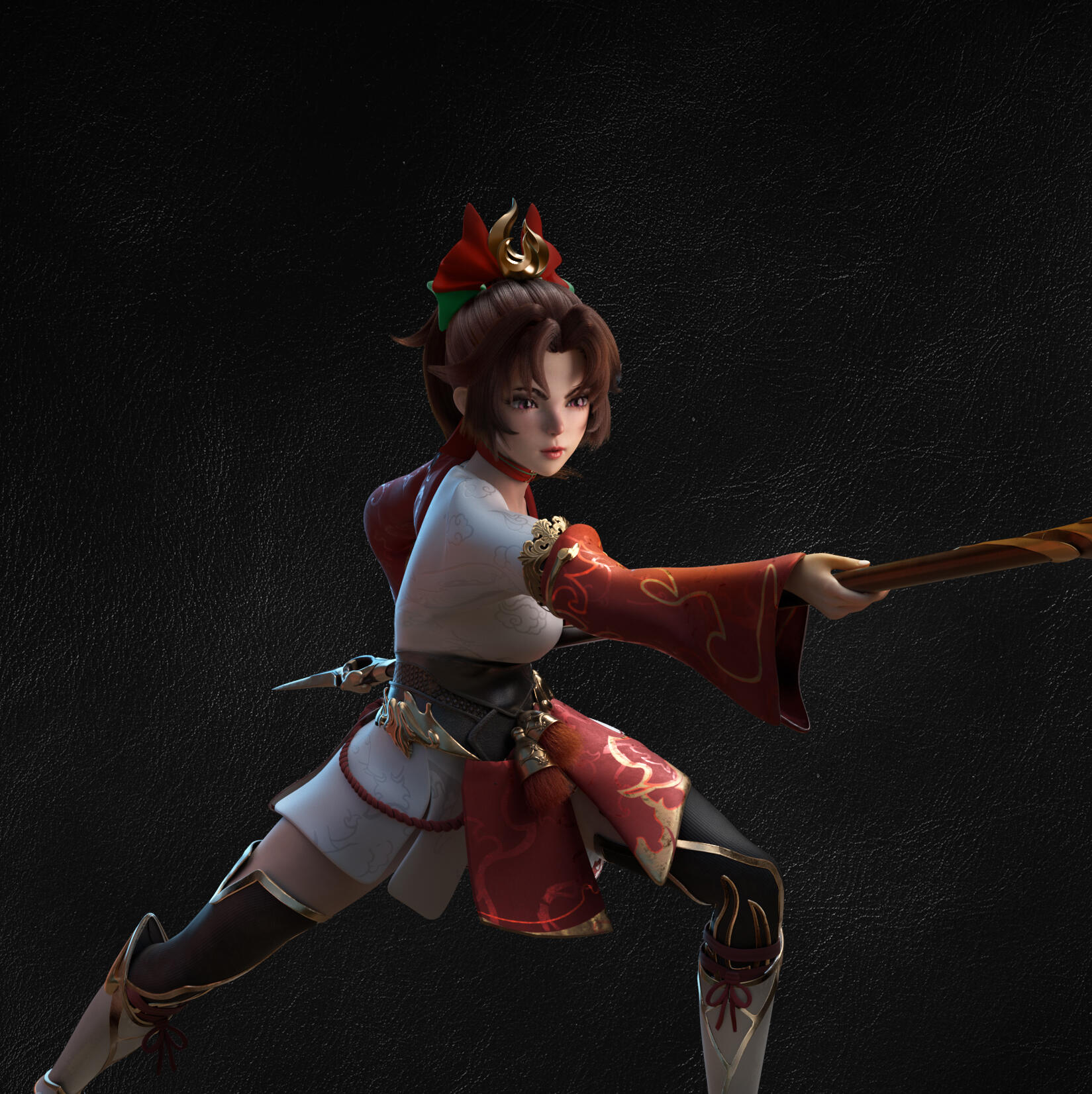 王者3D次世代同人作品《云缨》模型 - 角色/人物/生物 - 作品模型 - CG模型网