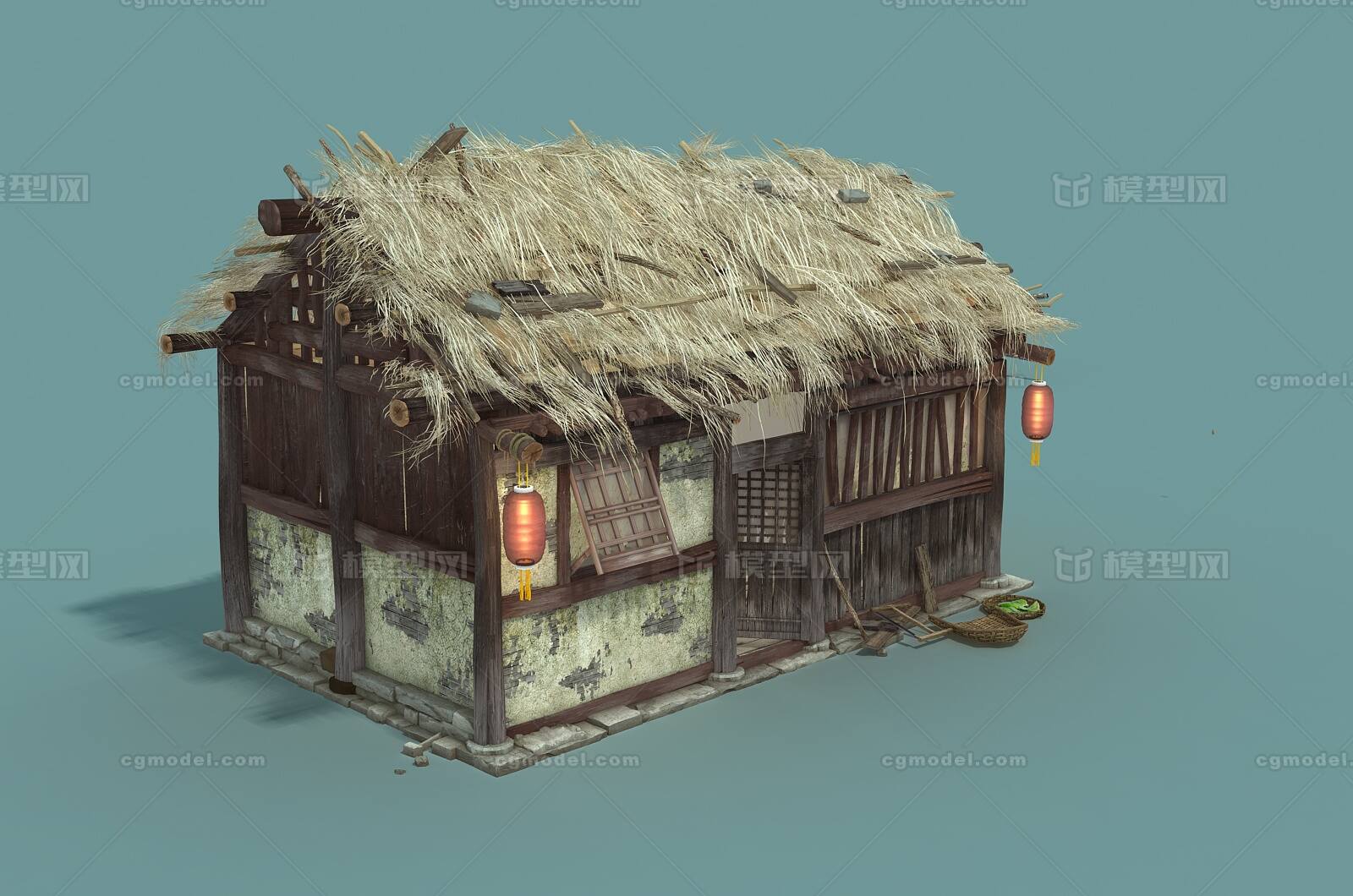 古建筑楼房灯塔古代建筑老建筑旧房子模型-历史建筑模型库-3ds Max(.max)模型下载-cg模型网
