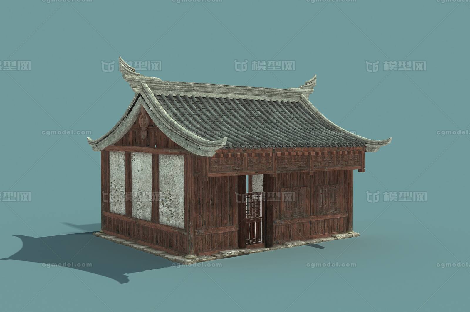 古建筑楼房灯塔古代建筑老建筑旧房子模型-历史建筑模型库-3ds Max(.max)模型下载-cg模型网