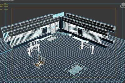 监牢监狱刑法刑场刑具模型-场景部件模型库-3ds Max(.max)模型下载-cg模型网