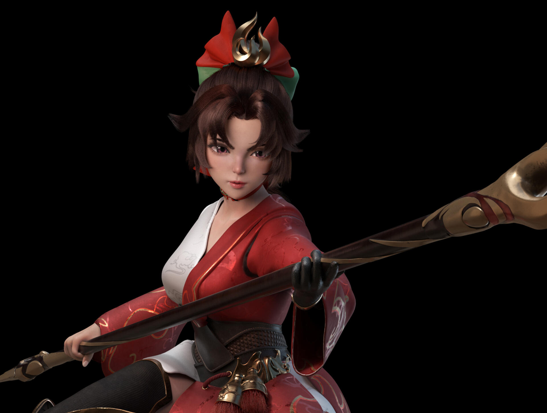 王者3D次世代同人作品《云缨》模型 - 角色/人物/生物 - 作品模型 - CG模型网