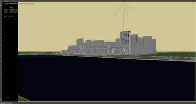 夜景 湖边模型-现代场景模型库-3ds Max(.max)模型下载-cg模型网