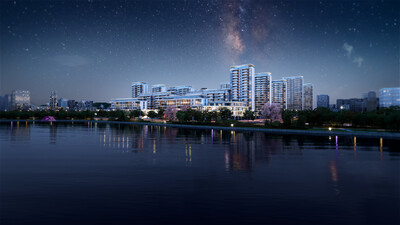 夜景 湖边模型-现代场景模型库-3ds Max(.max)模型下载-cg模型网