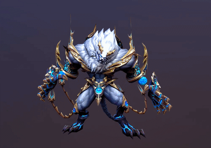 厄运魔狼 狼王BOSS模型-角色模型库-FBX(.fbx)模型下载-cg模型网