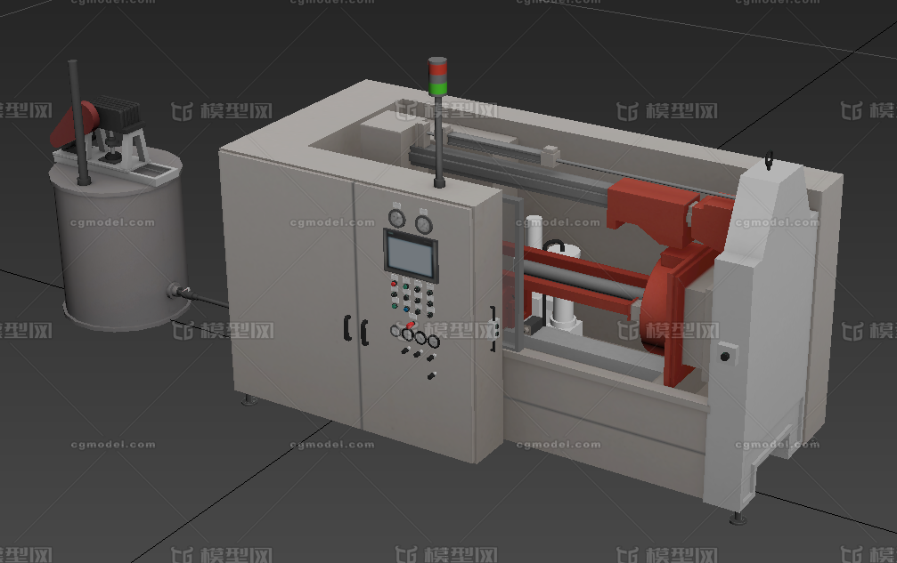 高压注浆机 陶瓷生产线模型-工业设备模型库-3ds Max(.max)模型下载-cg模型网