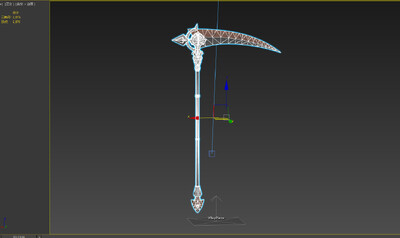 卡通 死神镰刀模型-冷兵器模型库-FBX(.fbx)模型下载-cg模型网