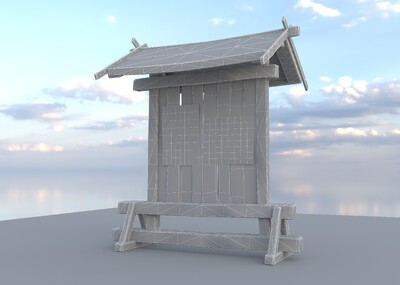 古代告示牌 通缉令 悬赏令 告示牌 公告栏 旧木板 木头模型-场景部件模型库-3ds Max(.max)模型下载-cg模型网