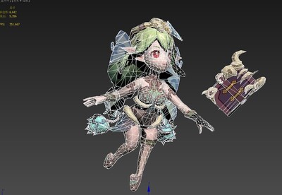 卡通 魔法精灵模型-孩子-女模型库-FBX(.fbx)模型下载-cg模型网