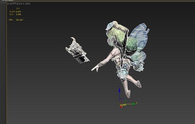 卡通 魔法精灵模型-孩子-女模型库-FBX(.fbx)模型下载-cg模型网