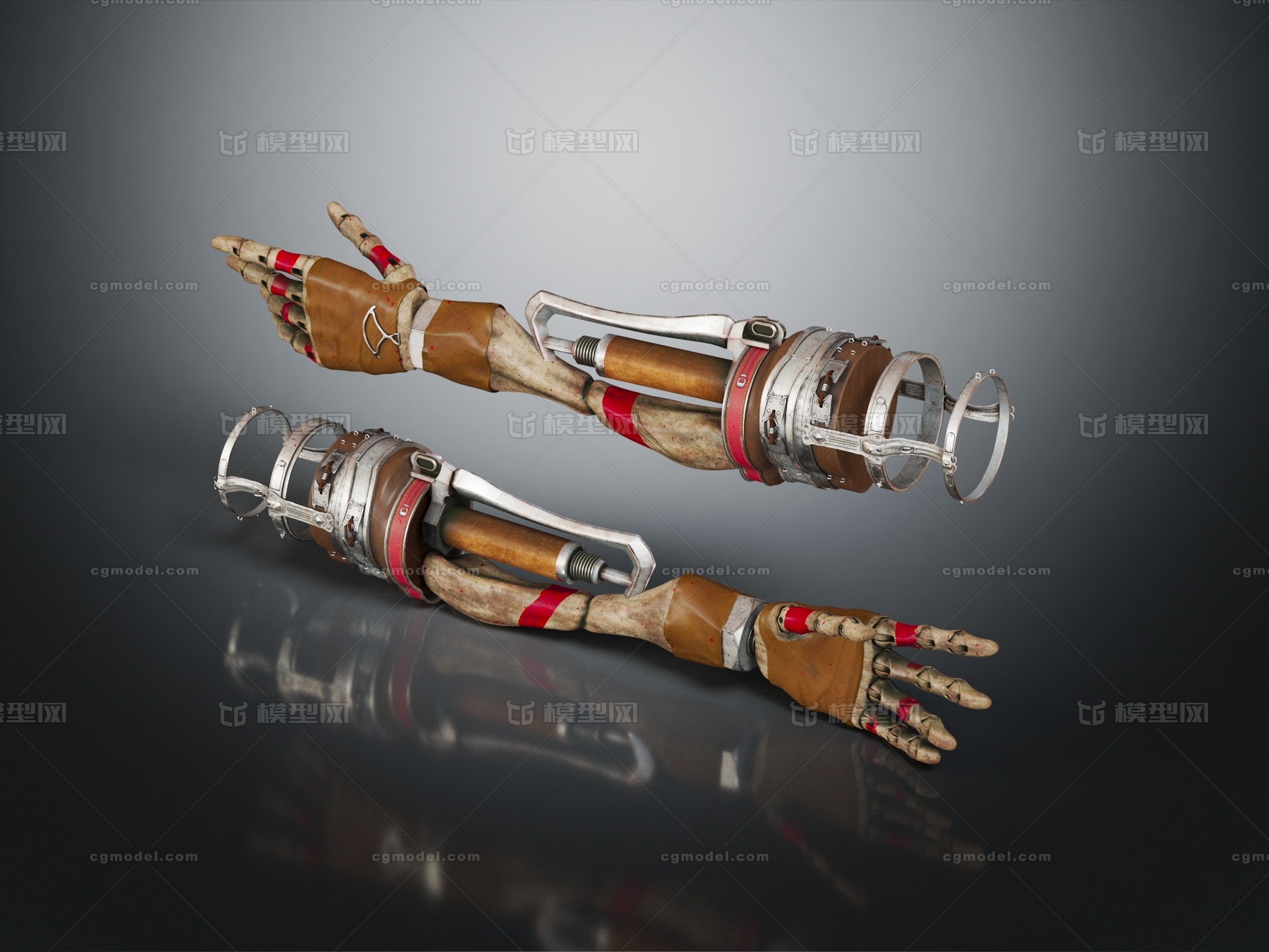 假臂 假手模型-人体器官模型库-3ds Max(.max)模型下载-cg模型网