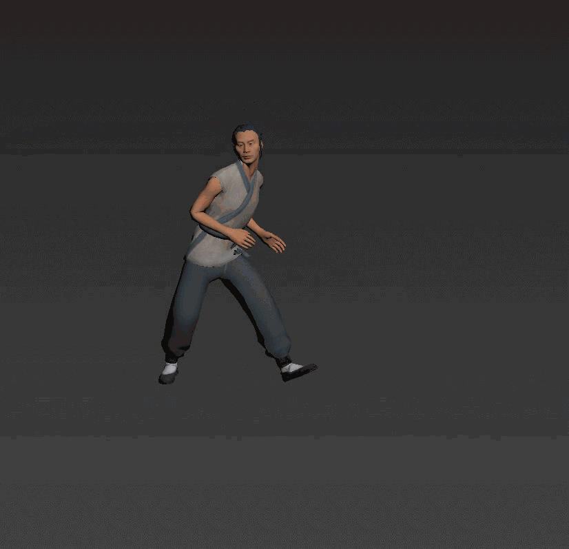 9动作 古代老人模型-男人模型库-FBX(.fbx)模型下载-cg模型网