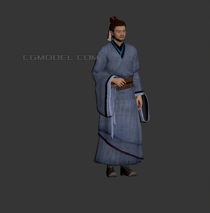 书生 书呆子模型-男人模型库-FBX(.fbx)模型下载-cg模型网