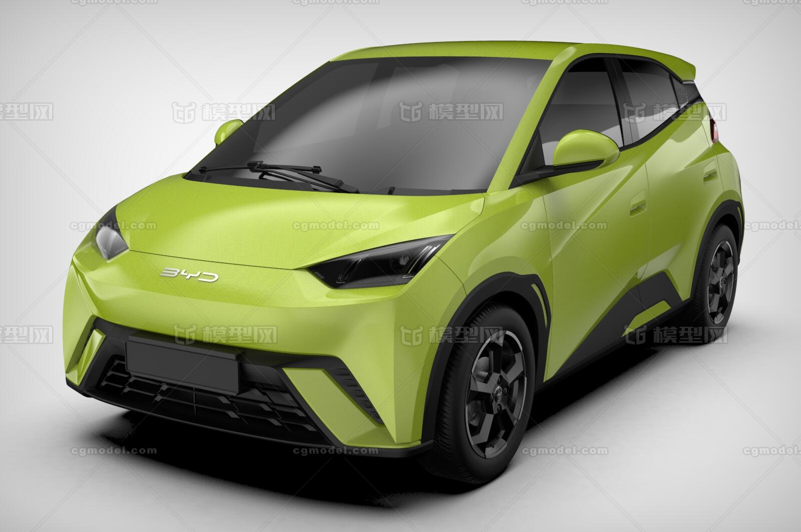 2023比亚迪海欧 BYD模型-越野车模型库-KeyShot(.bip/.ksp)模型下载-cg模型网
