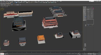 地标-古建(城楼鼓楼钟楼角楼古建)模型-历史建筑模型库-3ds Max(.max)模型下载-cg模型网