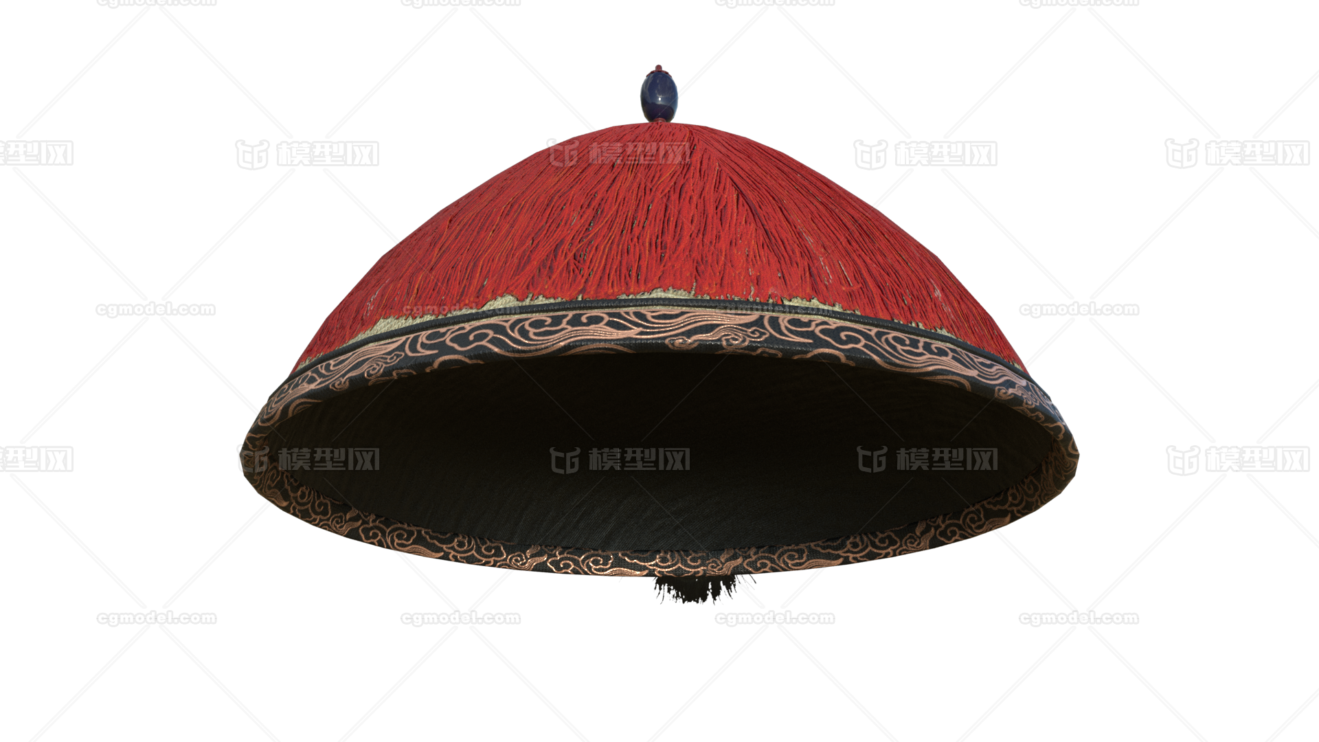 清朝帽子 官帽模型-个人用品模型库-FBX(.fbx)模型下载-cg模型网