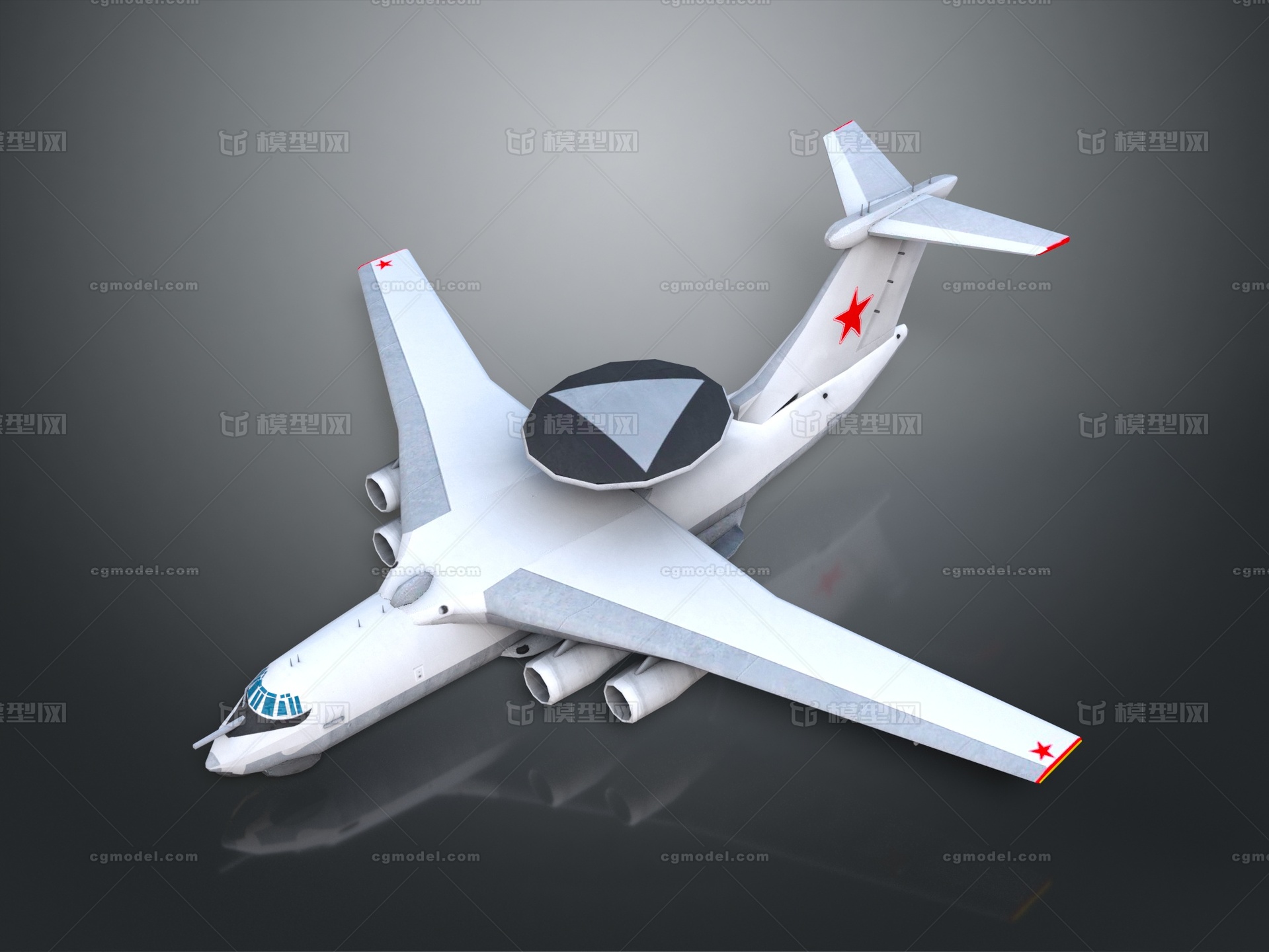 侦察机 高空侦察机模型-客机/民用飞机模型库-3ds Max(.max)模型下载-cg模型网