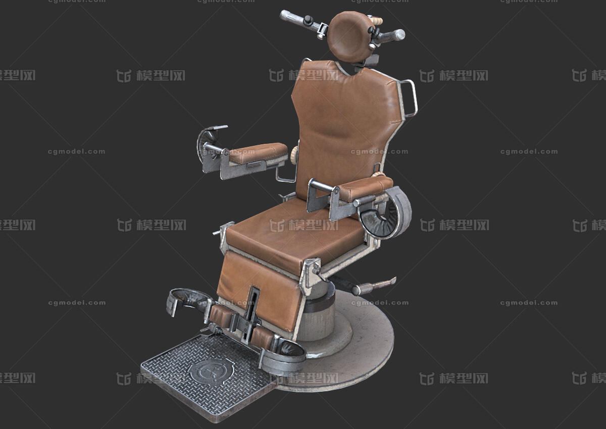 电刑椅 PBR次世代模型-其他模型库-FBX(.fbx)模型下载-cg模型网