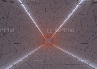 科幻通道 机械通道模型-科幻场景模型库-3ds Max(.max)模型下载-cg模型网