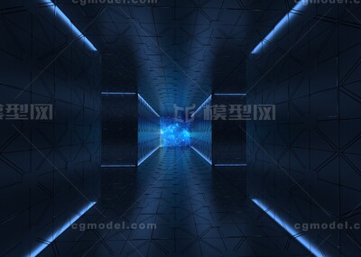 科幻通道 机械通道模型-科幻场景模型库-3ds Max(.max)模型下载-cg模型网