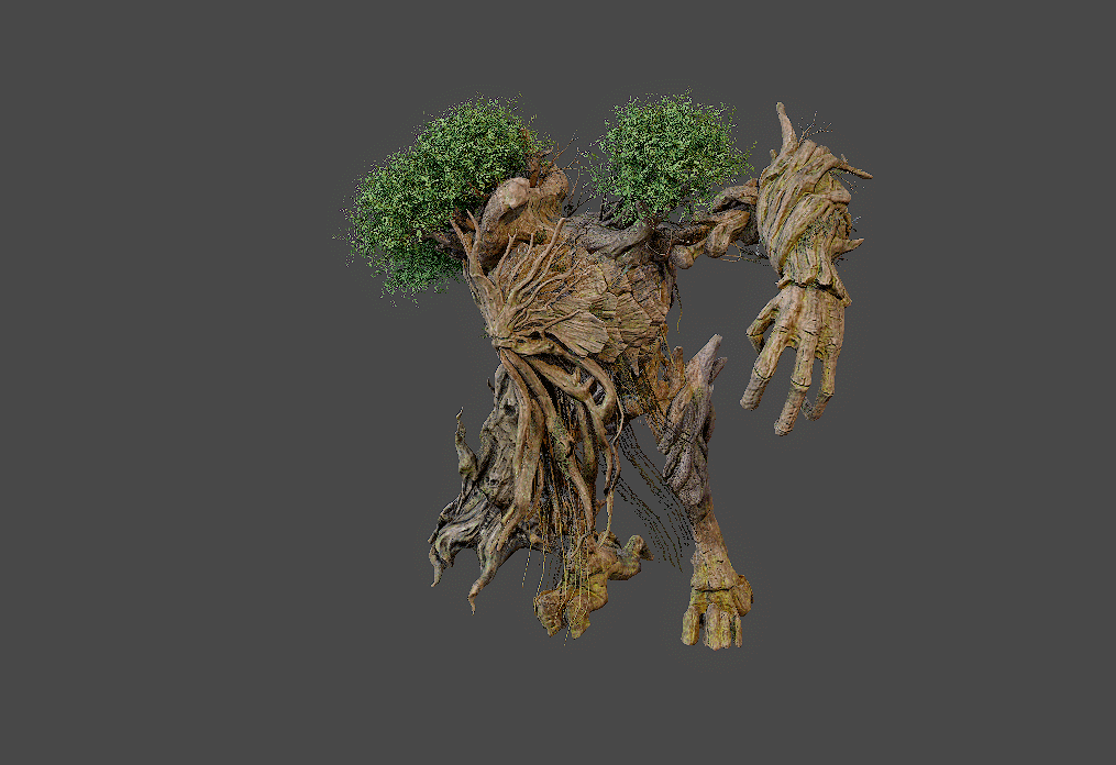 千年树妖 树人模型-异形怪物模型库-FBX(.fbx)模型下载-cg模型网