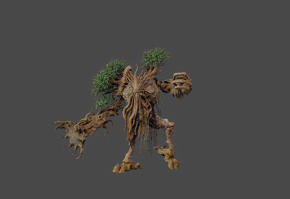 千年树妖 树人模型-异形怪物模型库-FBX(.fbx)模型下载-cg模型网