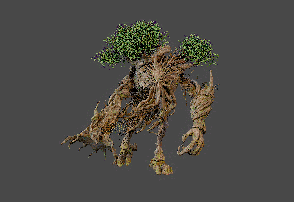 千年树妖 树人模型-异形怪物模型库-FBX(.fbx)模型下载-cg模型网