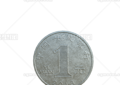 1元硬币钢镚人民币模型-其他模型库-Maya(.ma/.mb)模型下载-cg模型网