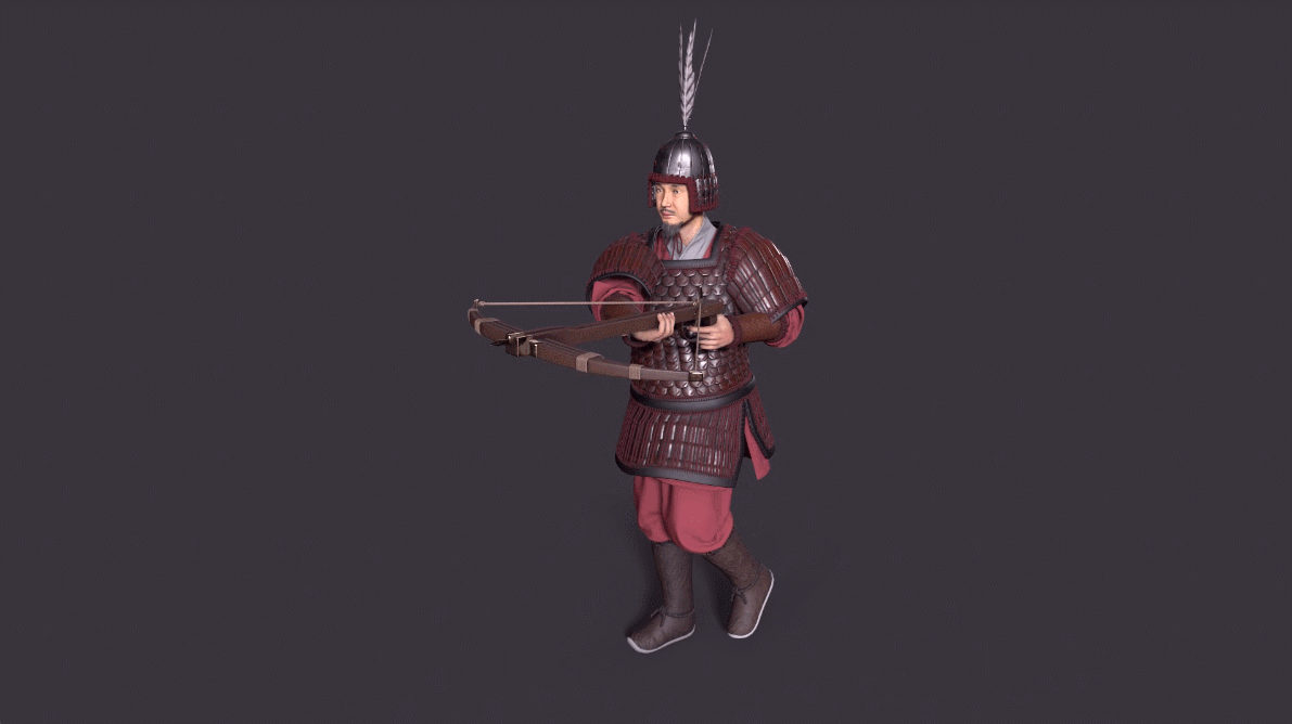 中国古代将士【有绑定】秦军 汉军模型-男人模型库-Maya(.ma/.mb)模型下载-cg模型网