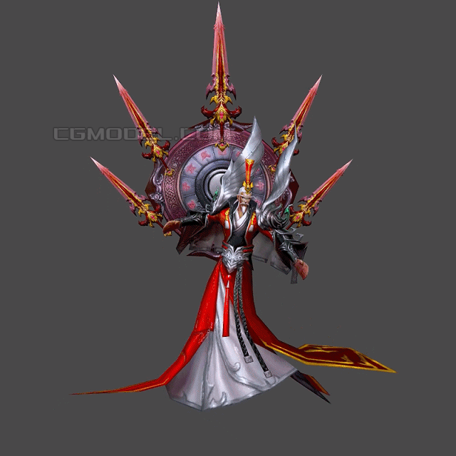 武侠 剑神 次世代 邪剑仙 写实 剑圣 BOSS 模型-老人-男模型库-FBX(.fbx)模型下载-cg模型网