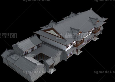 古建 古代建筑模型-历史建筑模型库-3ds Max(.max)模型下载-cg模型网