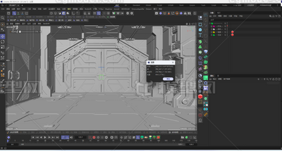 科幻科技场景 科技场景模型-科幻场景模型库-Cinema 4D(.c4d)模型下载-cg模型网