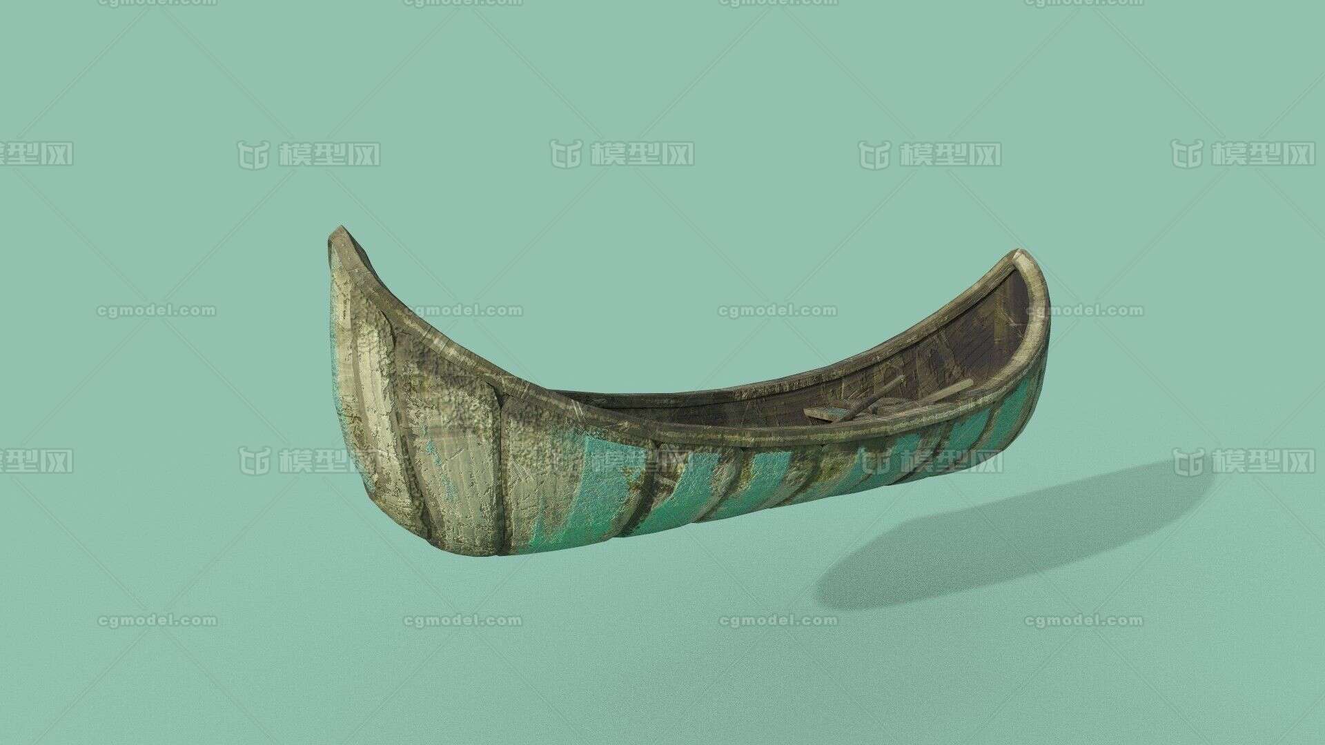 小船 木舟模型-古代船/仿古船模型库-其他模型下载-cg模型网