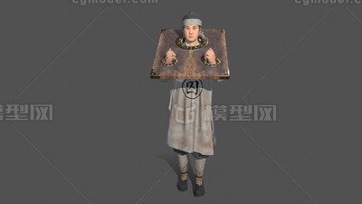 古代囚犯【有绑定】囚犯 罪犯模型-男人模型库-Cinema 4D(.c4d)模型下载-cg模型网