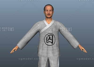 古代人物 古代男人模型-男人模型库-Maya(.ma/.mb)模型下载-cg模型网
