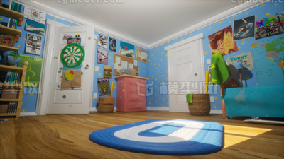 UE5 虚幻5模型-现代场景模型库-Blender(.blend)模型下载-cg模型网