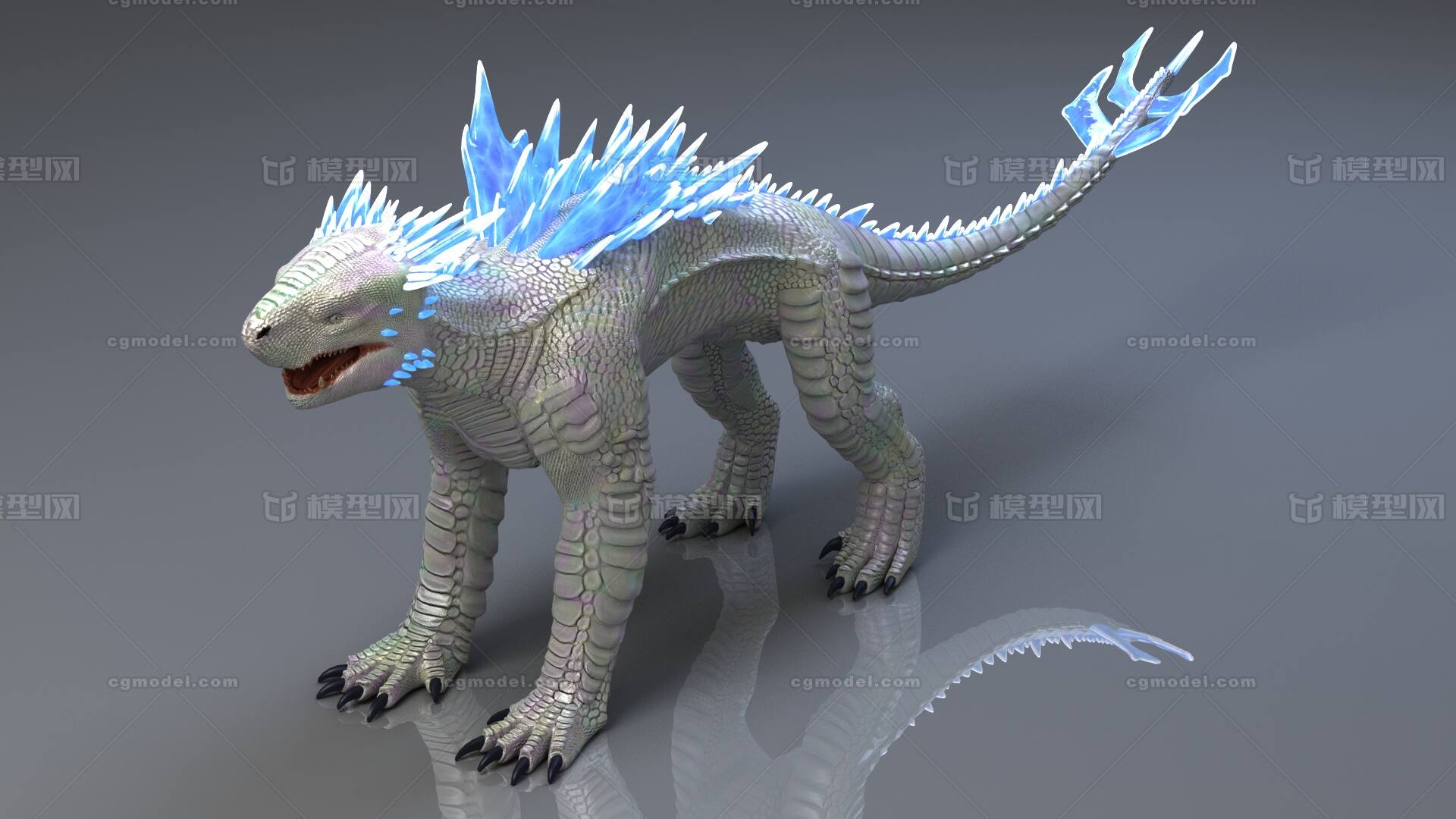 雪魔（有绑定）模型-神话/幻想模型库-3ds Max(.max)模型下载-cg模型网
