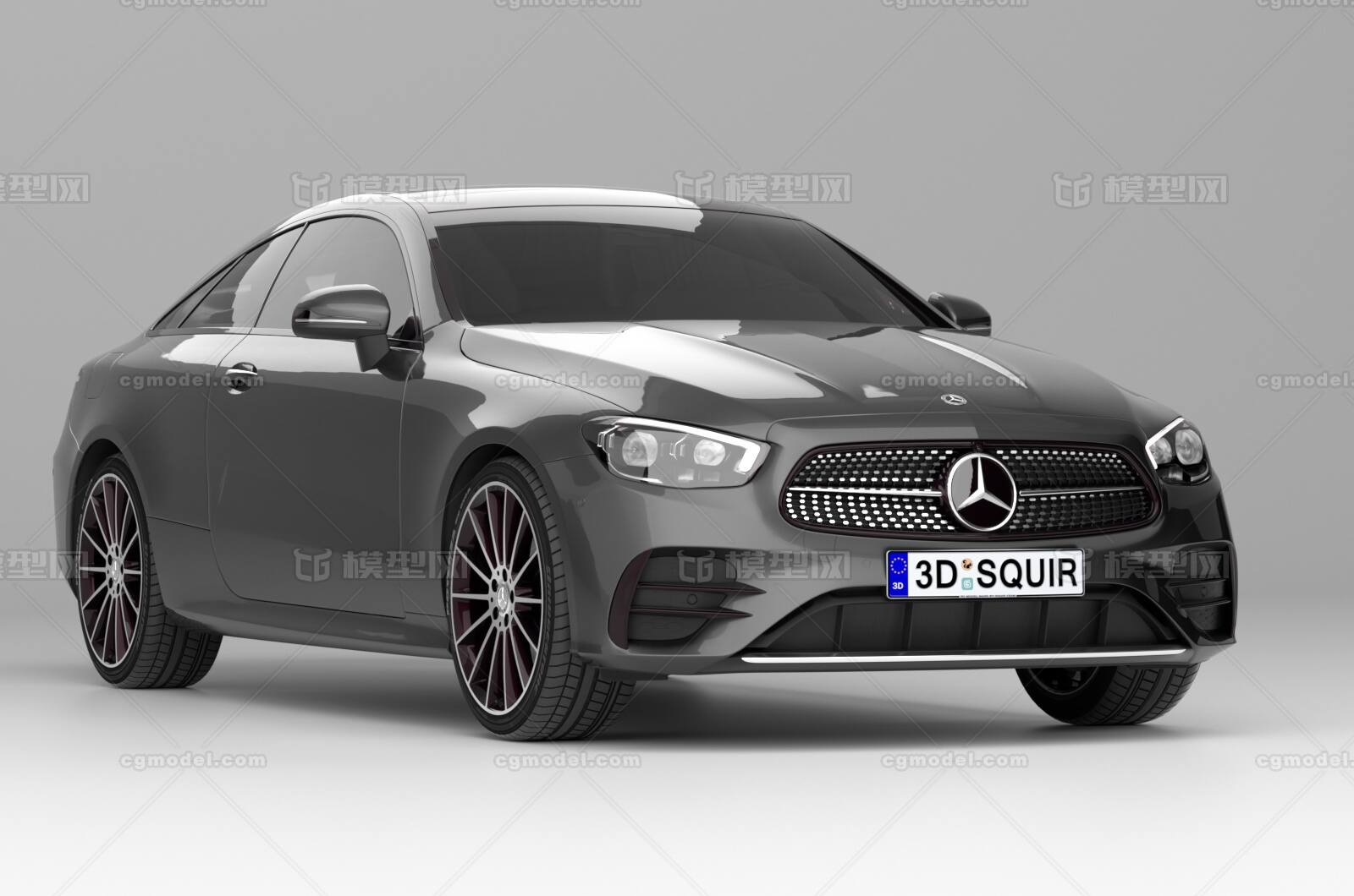 奔驰E cope模型-轿车模型库-Cinema 4D(.c4d)模型下载-cg模型网