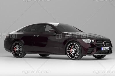 奔驰E cope模型-轿车模型库-Cinema 4D(.c4d)模型下载-cg模型网