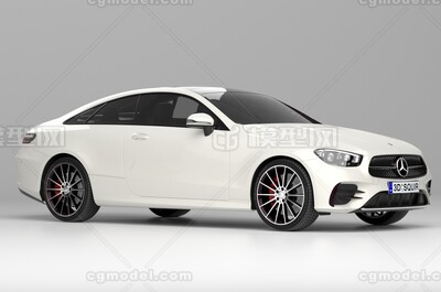 奔驰E cope模型-轿车模型库-Cinema 4D(.c4d)模型下载-cg模型网