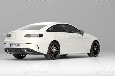 奔驰E cope模型-轿车模型库-Cinema 4D(.c4d)模型下载-cg模型网