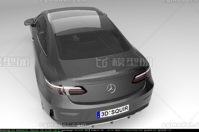 奔驰E cope模型-轿车模型库-Cinema 4D(.c4d)模型下载-cg模型网