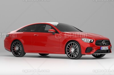 奔驰E cope模型-轿车模型库-Cinema 4D(.c4d)模型下载-cg模型网