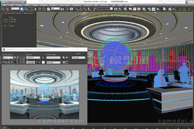 未来实验室 科技空间模型-科幻场景模型库-3ds Max(.max)模型下载-cg模型网