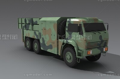 陆基FM3000中程防空导弹模型-装甲车／坦克模型库-3ds Max(.max)模型下载-cg模型网