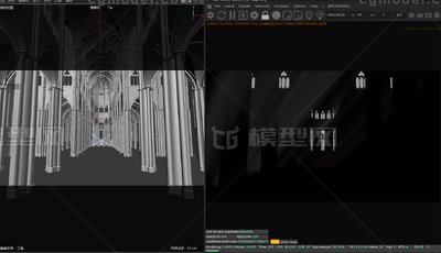 欧式教堂 礼堂模型-历史建筑模型库-Cinema 4D(.c4d)模型下载-cg模型网