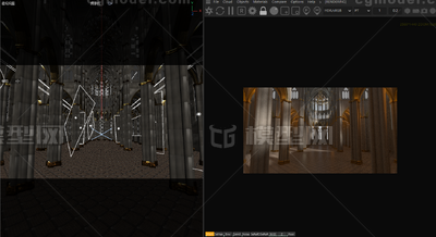 欧式教堂 礼堂模型-历史建筑模型库-Cinema 4D(.c4d)模型下载-cg模型网