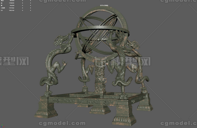 浑仪 简仪模型-其他模型库-Maya(.ma/.mb)模型下载-cg模型网