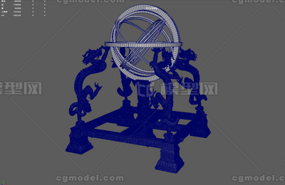 浑仪 简仪模型-其他模型库-Maya(.ma/.mb)模型下载-cg模型网