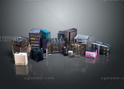 电脑配件 电脑零件模型-电脑设备模型库-3ds Max(.max)模型下载-cg模型网